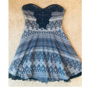 Free People strapless top shirt!